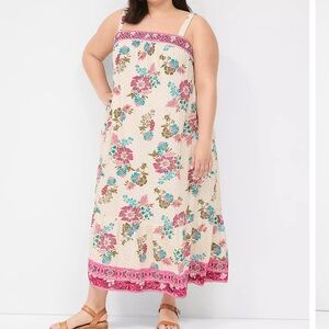 NWT Lane Bryant Floral Maxi Dress